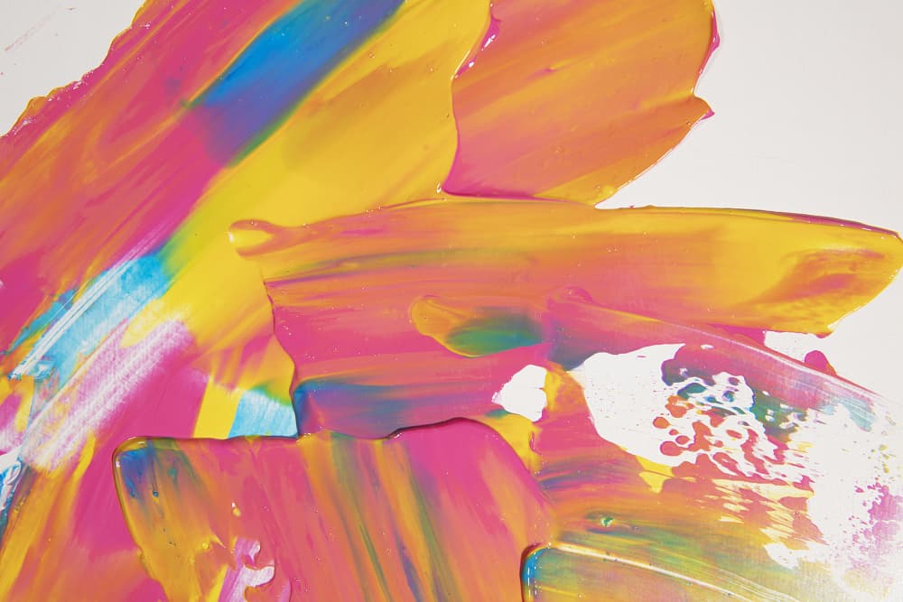 Vibrant Paint Strokes by Julia Ramiro — canvas wall art