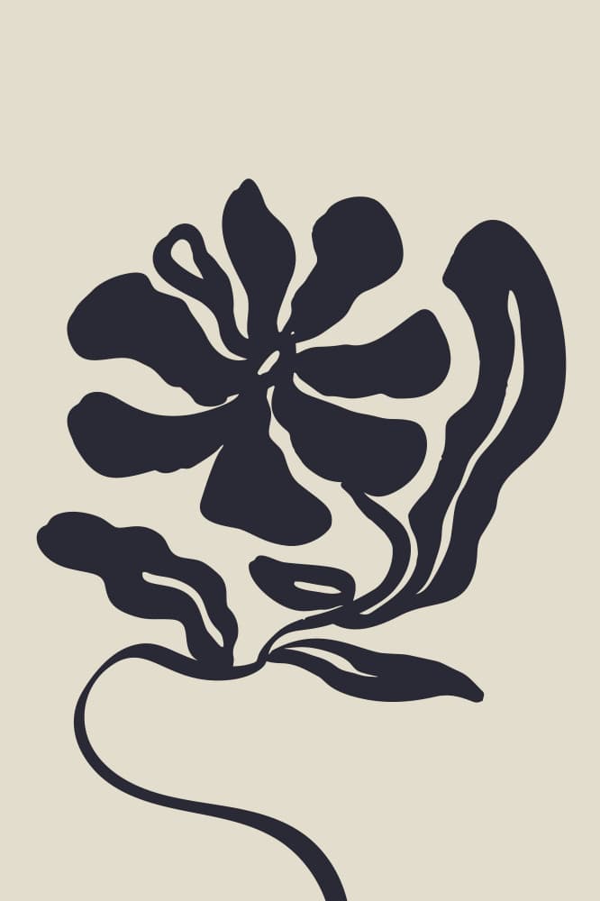 Modern Botanical Bloom by Anna Rose — canvas wall art