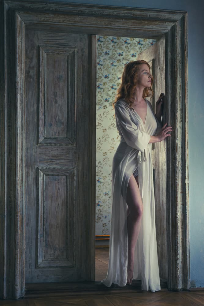 Ethereal Woman in Doorway by Ruth Franke — canvas wall art