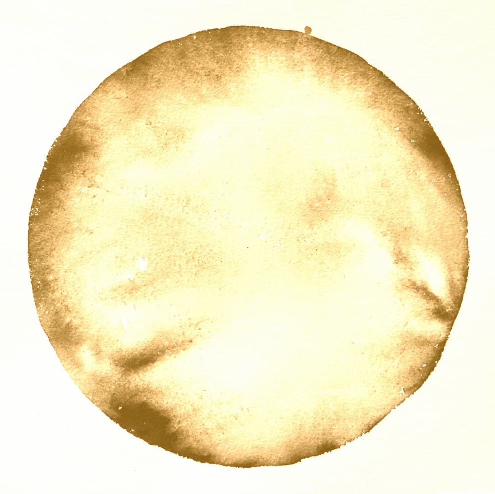 Warm Abstract Circle by Santhosh ch — canvas wall art
