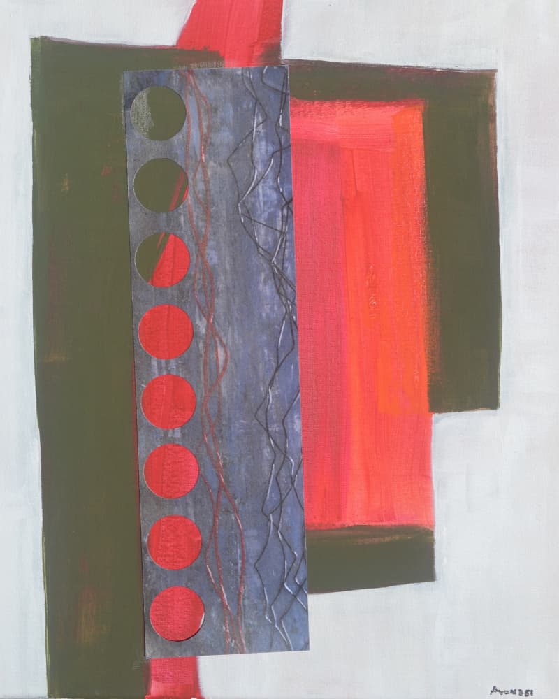 Abstract Color Blocks by Natalie Avondet — canvas wall art