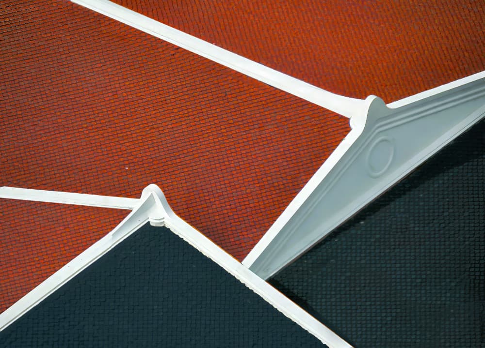 Geometric Roof Tiles by Arnon Orbach — canvas wall art