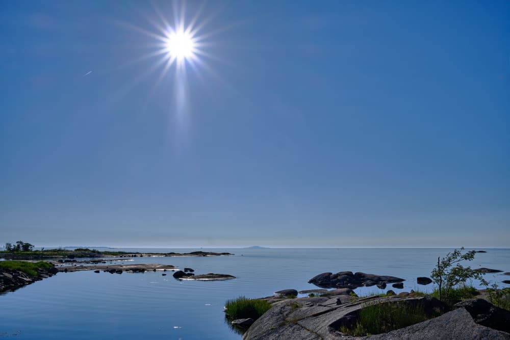 Bright Sun Still Waters by Geertjan Plooijer — canvas wall art