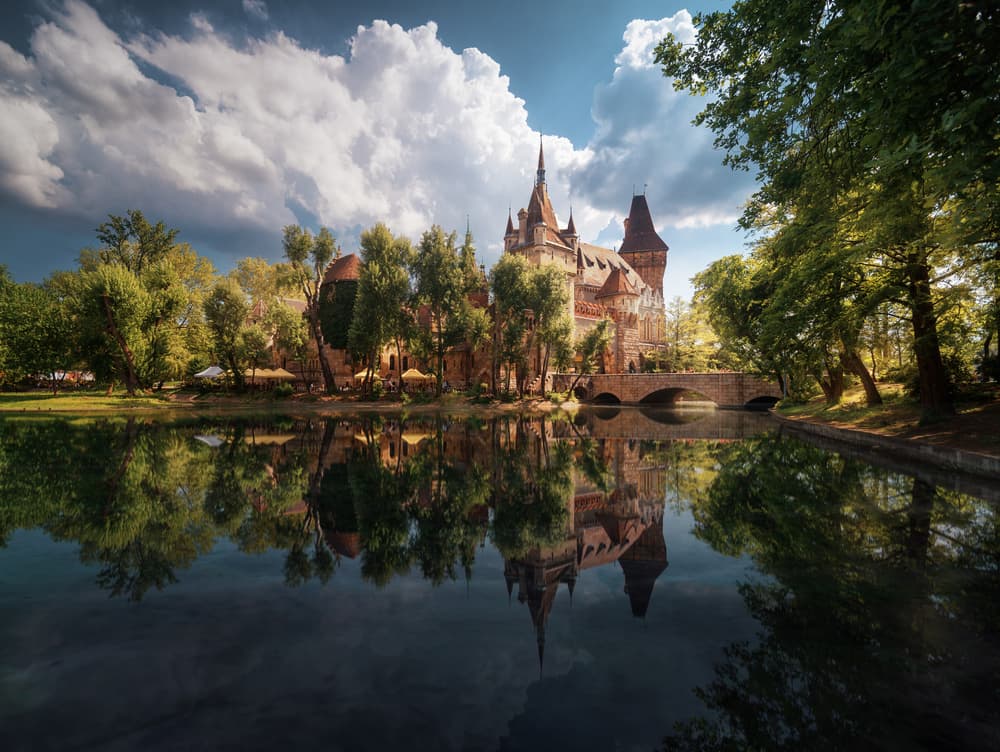 Fairytale Castle Reflection by Juan Pablo de Miguel — canvas wall art