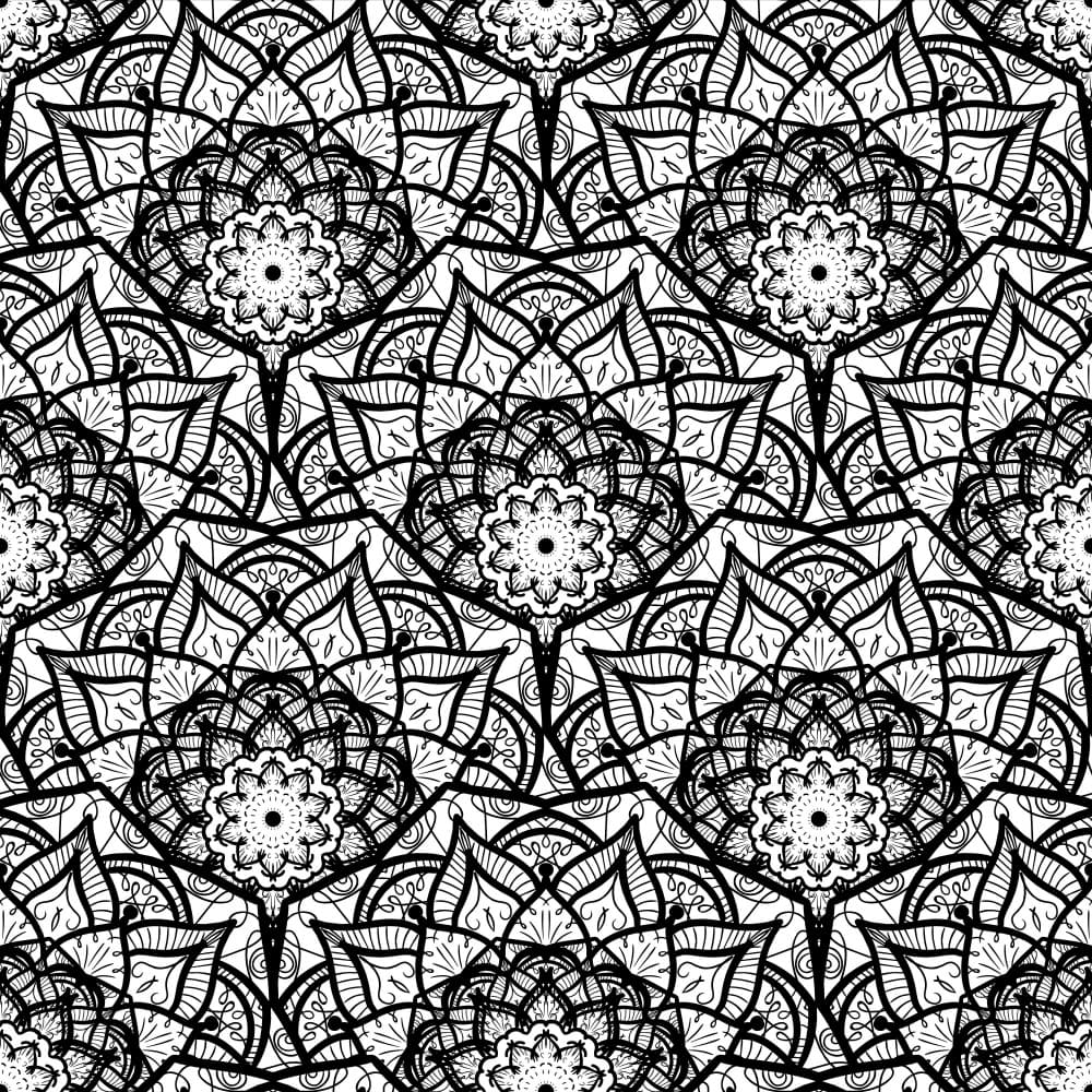 Intricate Mandala Pattern by Marika Barsrsind β canvas wall art