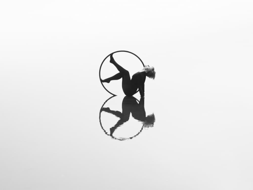 Aerialist Water Reflection by Leszek Paradowski — canvas wall art