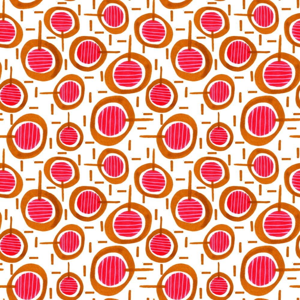 Abstract Retro Shapes by Michele Channell — canvas wall art