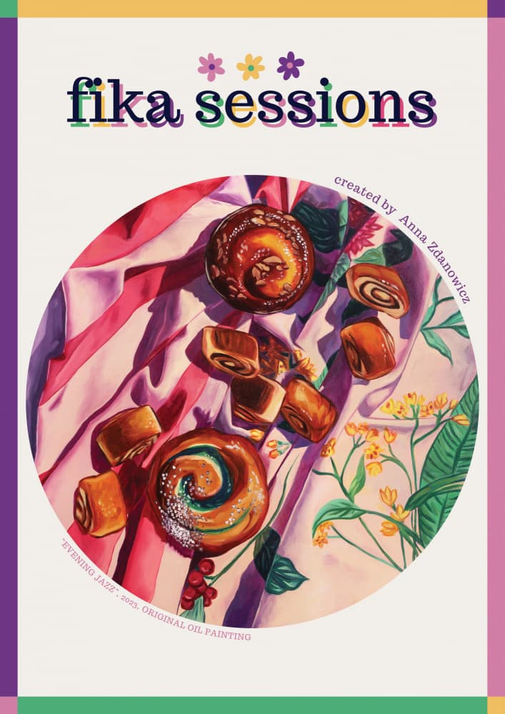 Cozy Fika Treats by Anna Zdanowicz — canvas wall art