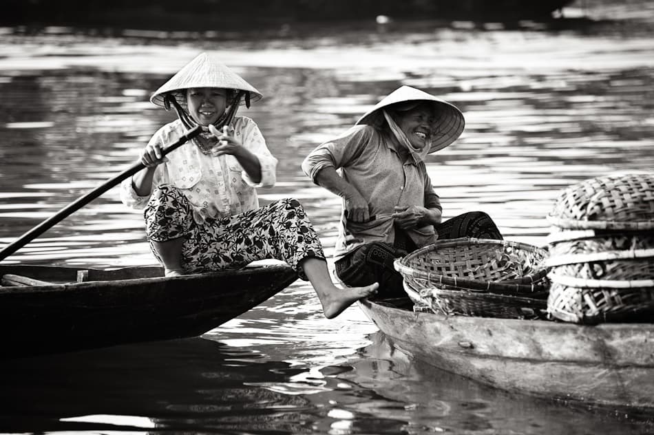 River Life Smiles by Nicolas Marino — canvas wall art