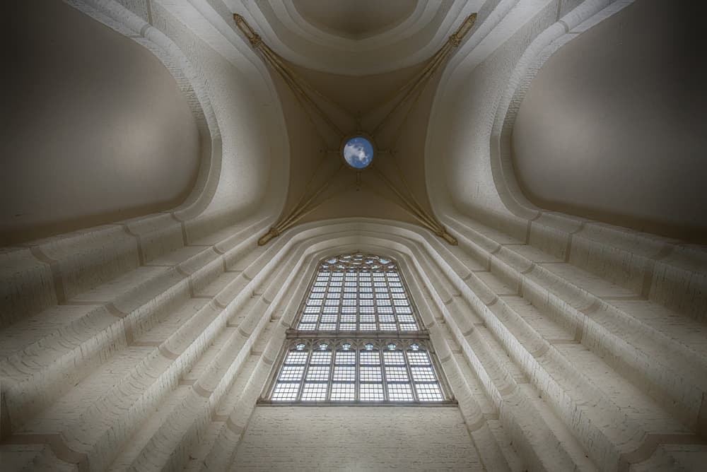 Soaring Cathedral Ceilings by Michiel Hageman — canvas wall art