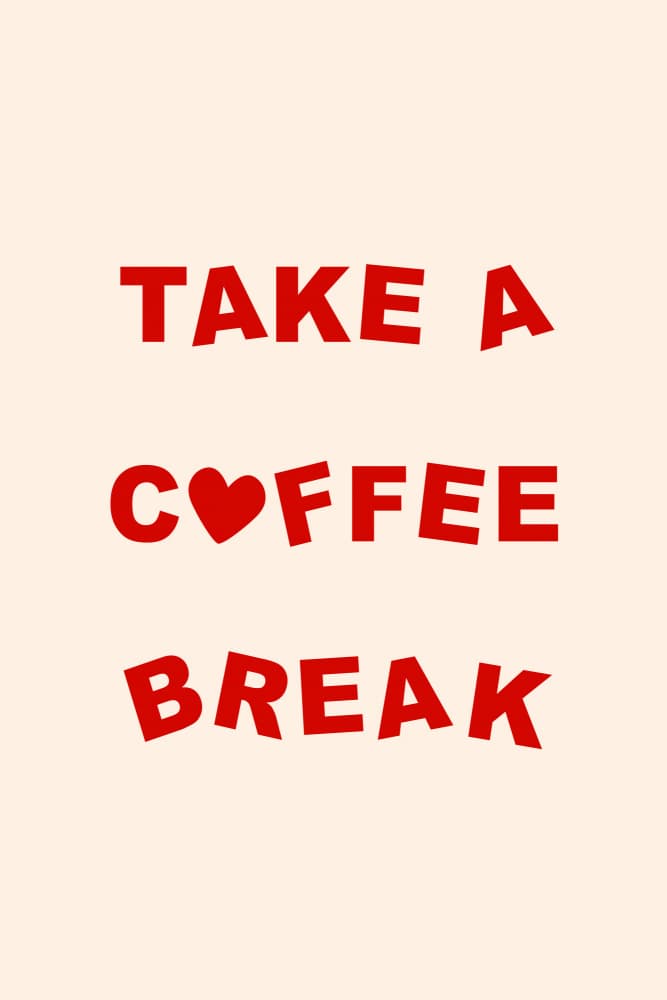 Takeacoffeebreak by Treechild — canvas wall art