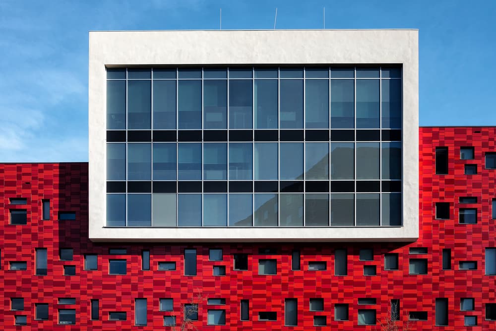 Bold Urban Geometry by Henk van Maastricht — canvas wall art