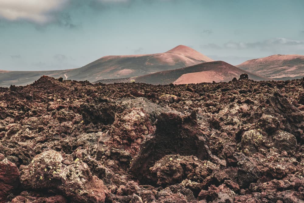 Mini Series Lava Horizons I — Close to Fire by Michael Bangiev — canvas wall art