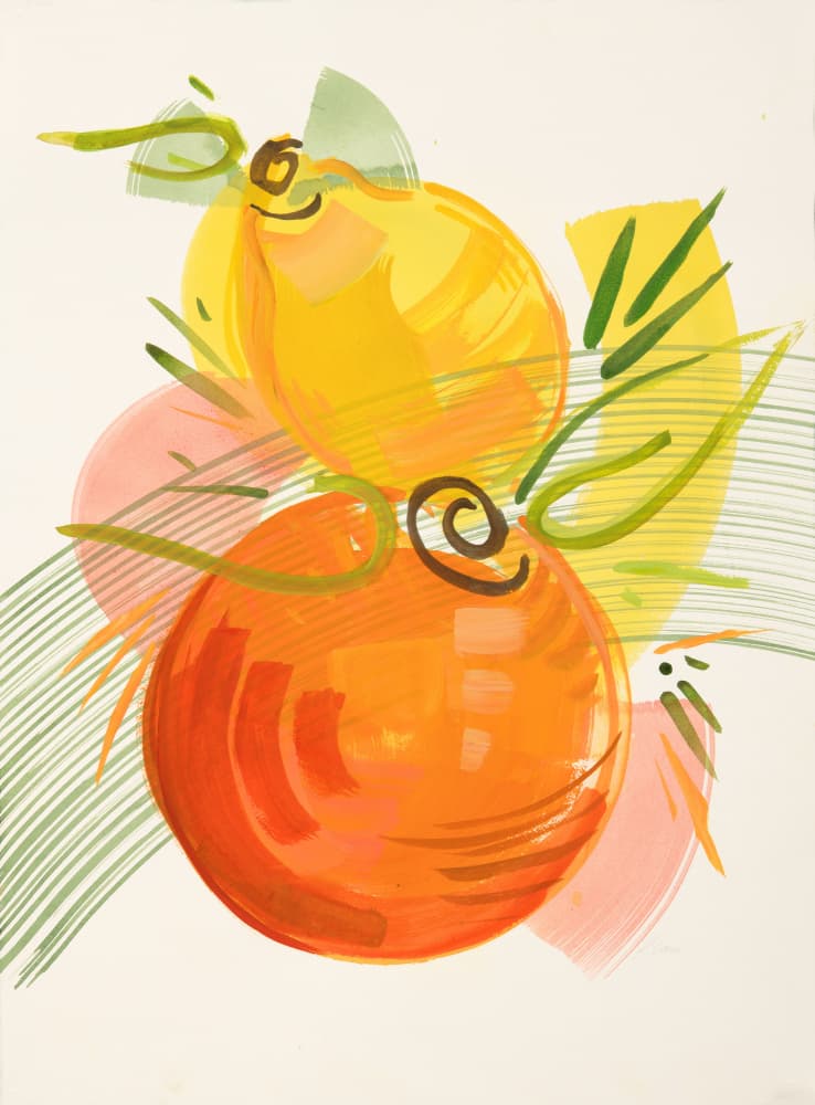 Vibrant Citrus Fruits by Kristin Cronic — canvas wall art
