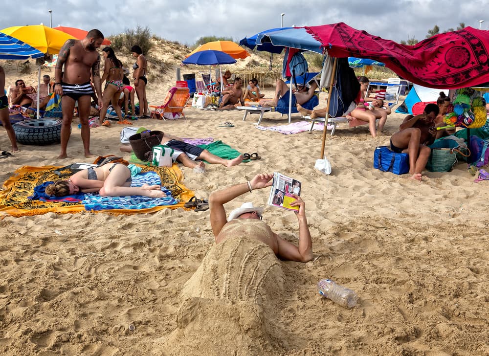 Summer Beach Fun by Lorenzo Grifantini — canvas wall art
