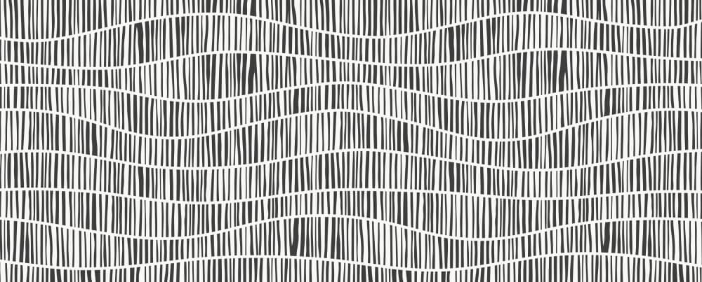 Wavy Lines Pattern by Vitor Costa — canvas wall art