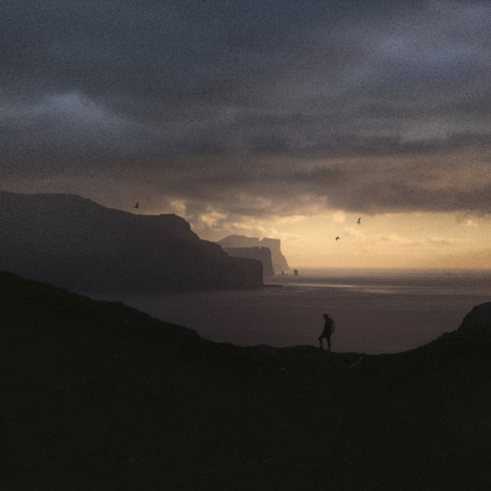 Coastal Sunset Solitude by Larry Deng APA — canvas wall art