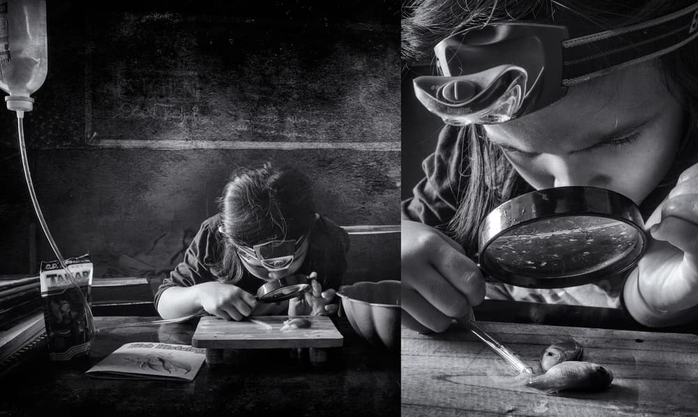 Curious Young Scientist by Arief Siswandhono — canvas wall art