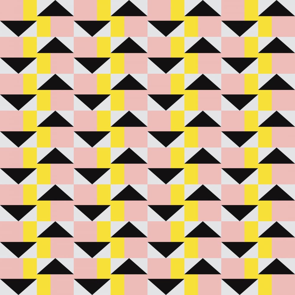 Colorful Geometric Pattern by Little Dean — canvas wall art