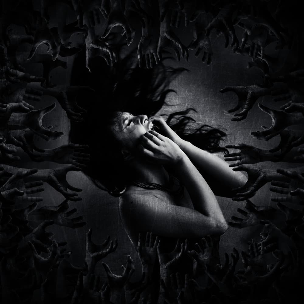 Hands of Fear by Hari Sulistiawan — canvas wall art