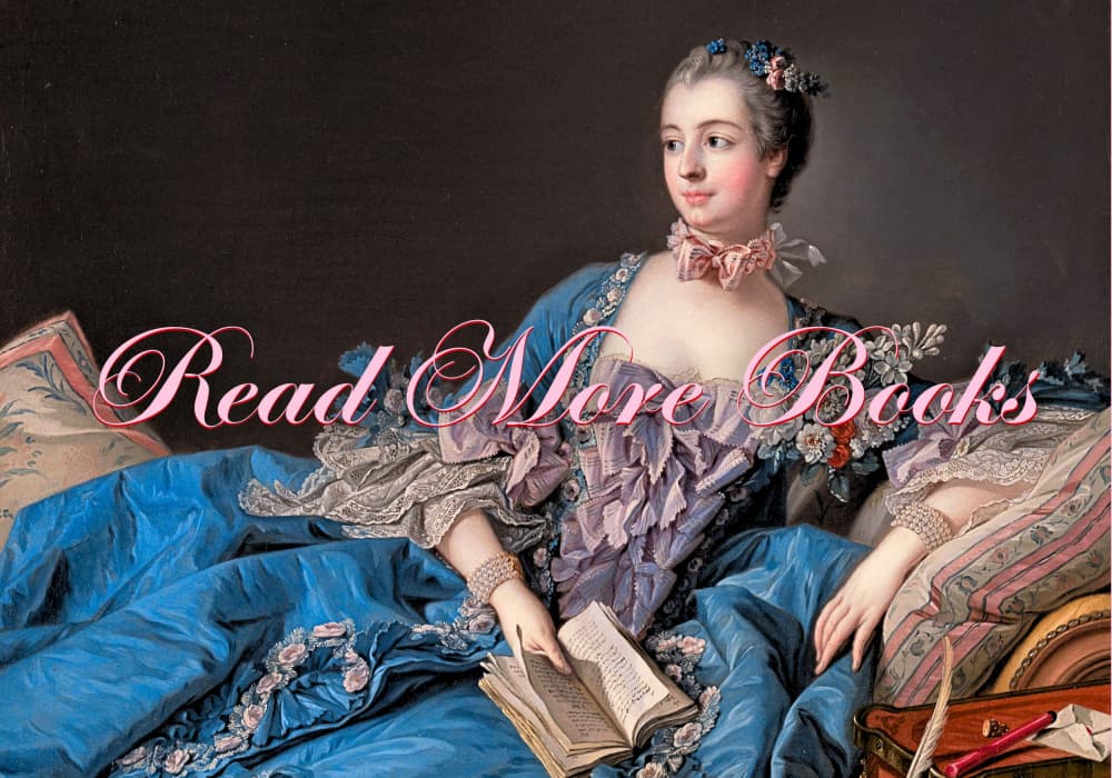 Rococo Lady Reading by Athene Fritsch — canvas wall art