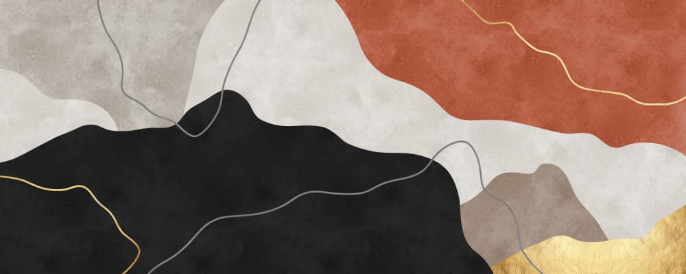 Earthy Abstract Peaks by Vitor Costa — canvas wall art