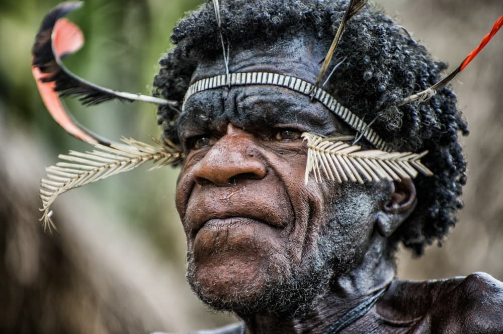 Intense Tribal Elder by Pavol Stranak — canvas wall art