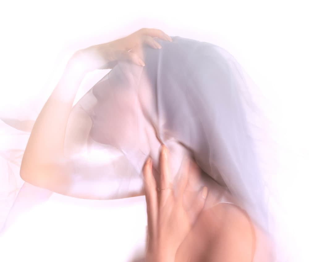 Ethereal Veiled Woman by Yuri Shepelev — canvas wall art
