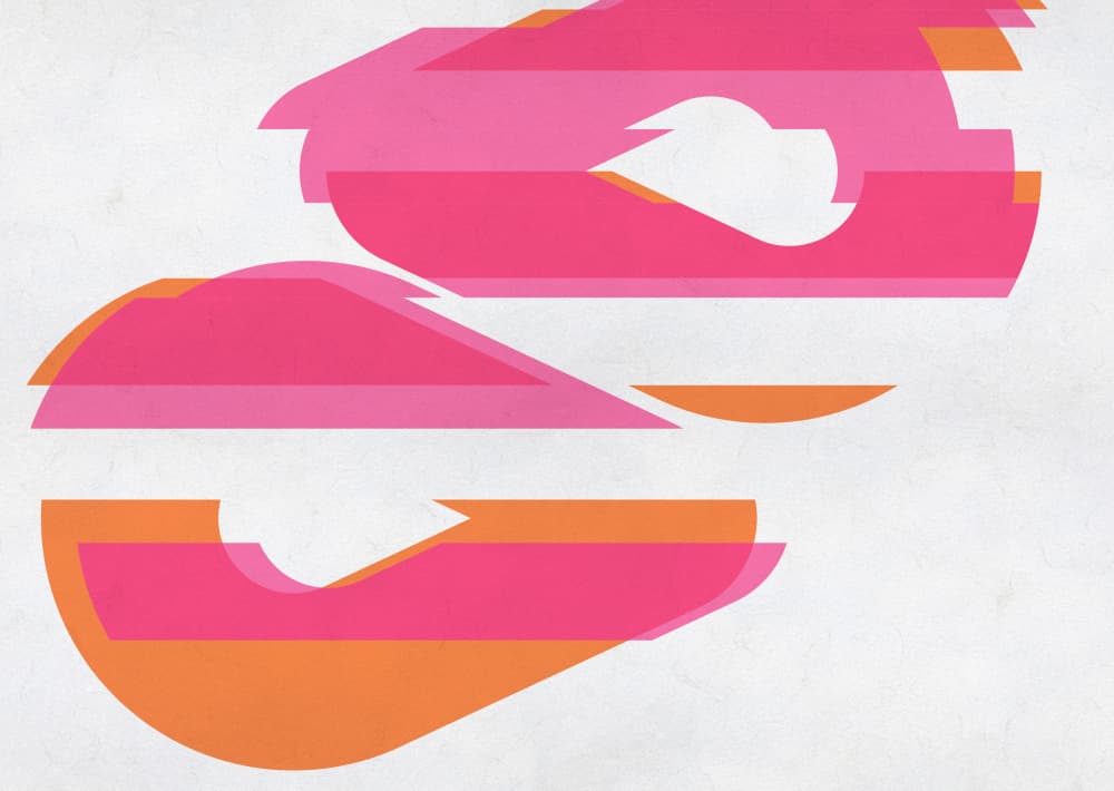 Vibrant Abstract Glitch by Daniel DeLuna — canvas wall art