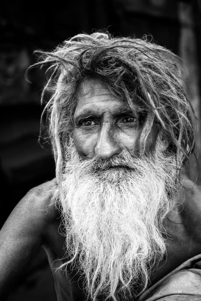 Intense Bearded Man by Trevor Cole — canvas wall art