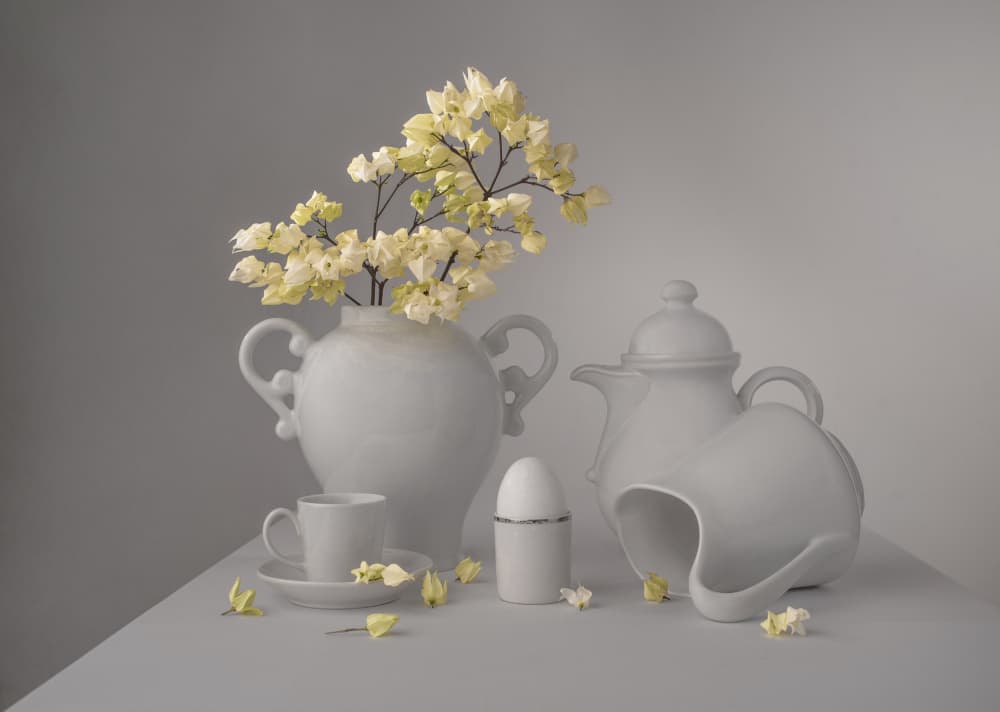 Elegant Floral Still Life by Margareth Perfoncio — canvas wall art
