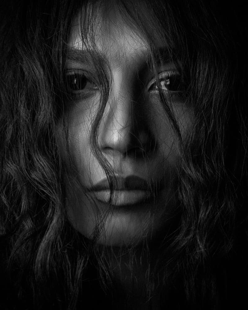 Mysterious Gaze by Mehdi Mokhtari — canvas wall art