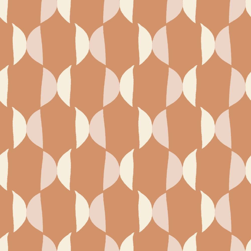Warm Arch Pattern by Gemma Bardot — canvas wall art