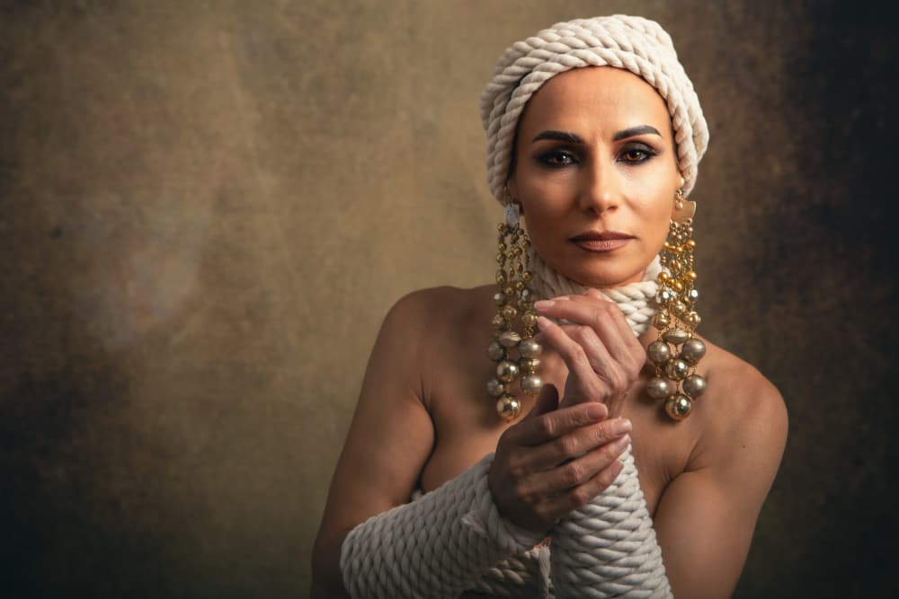Rope Turban Elegance by Mihai Bogdan R — canvas wall art