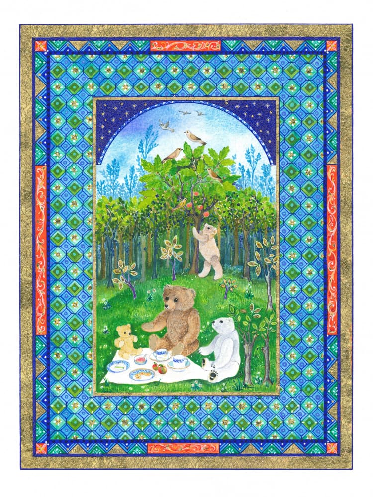 Teddy Bears Picnic by Isabelle Brent — canvas wall art