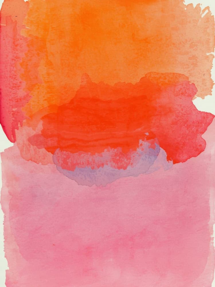Warm Abstract Gradient by Ohkimiko — canvas wall art