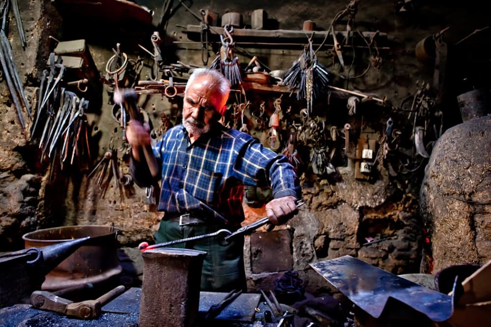 Master Blacksmith's Forge by Mohammadreza Momeni — canvas wall art