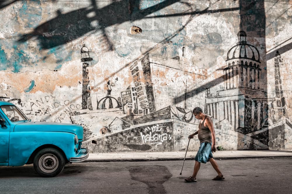Havana Street Life by Andy Bauer — canvas wall art