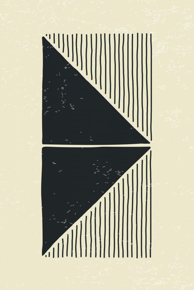 Abstract Geometric Blocks by jay stanley — canvas wall art