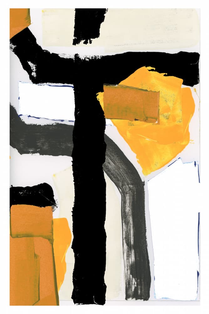 Abstract Color Blocks by cartissi — canvas wall art