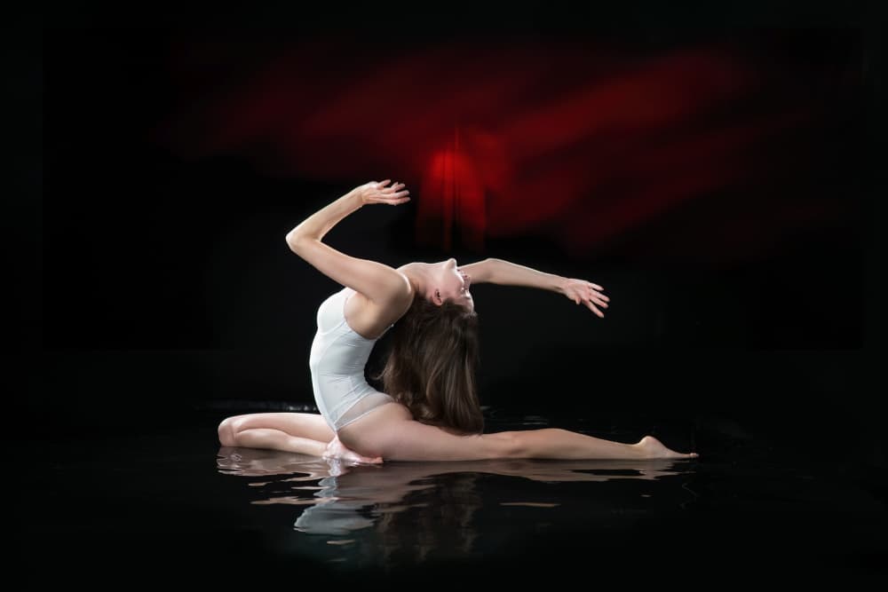 Graceful Split Reflection by Songlin Xu — canvas wall art