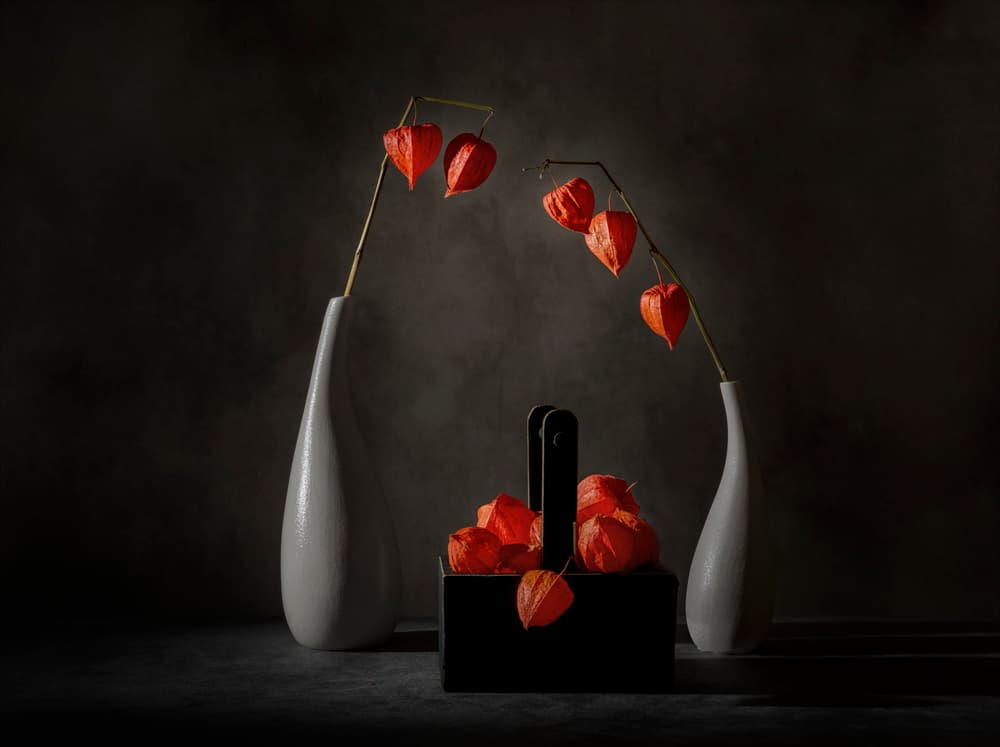 Dramatic Chinese Lanterns by John-Mei Zhong — canvas wall art