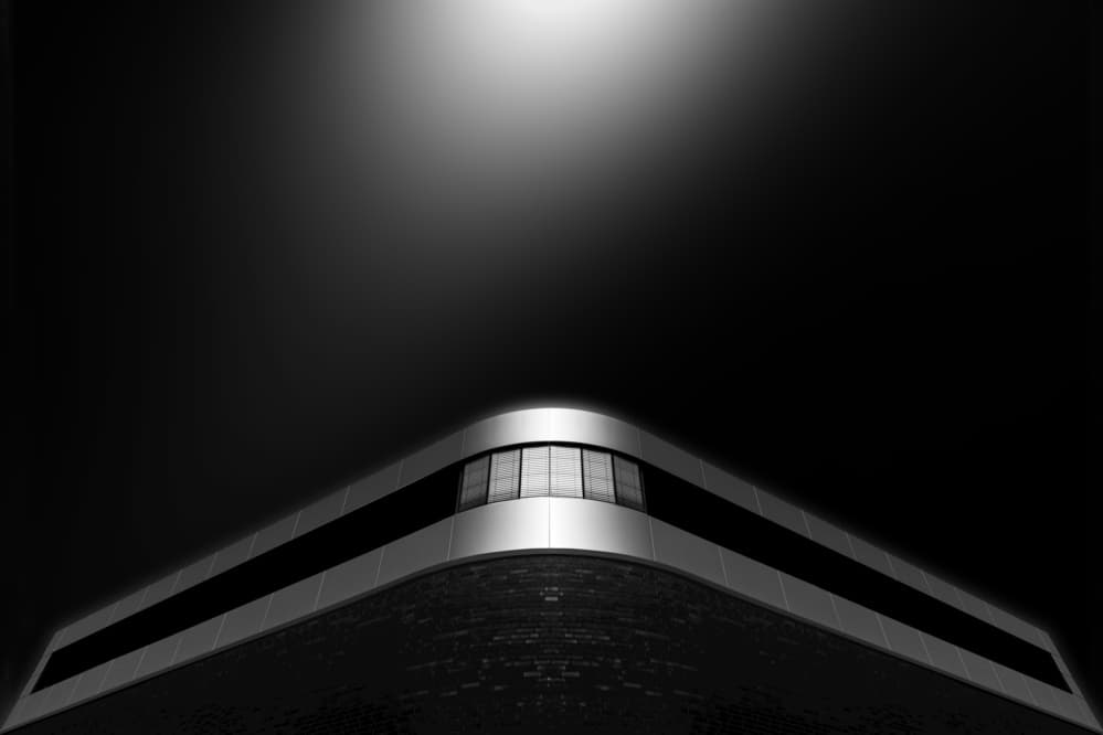 Dramatic Modern Curve by Rolf Endermann — canvas wall art