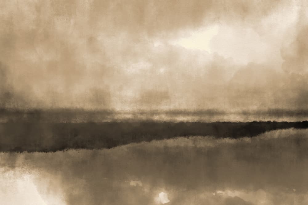 Serene Misty Horizon by Dina Dankers — canvas wall art
