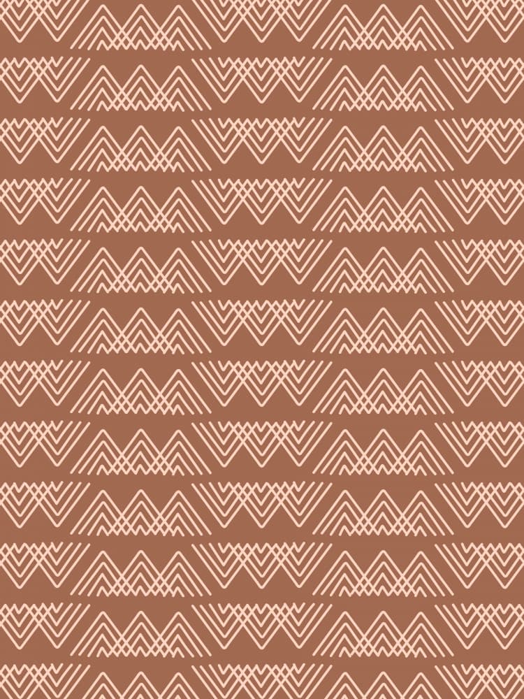 Desert Tribal Pattern by Olena Kovalova — canvas wall art