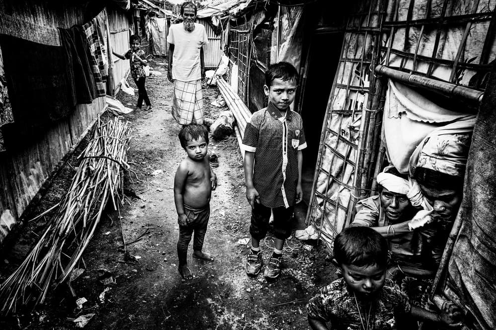 Daily Life in the Slum by Joxe Inazio Kuesta Garmendia — canvas wall art