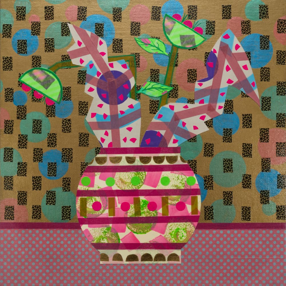 Vibrant Floral Still Life by David Galan — canvas wall art