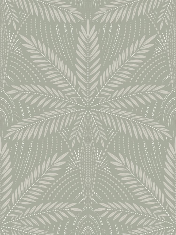Elegant Botanical Frond Pattern by Alexandra Weise — canvas wall art