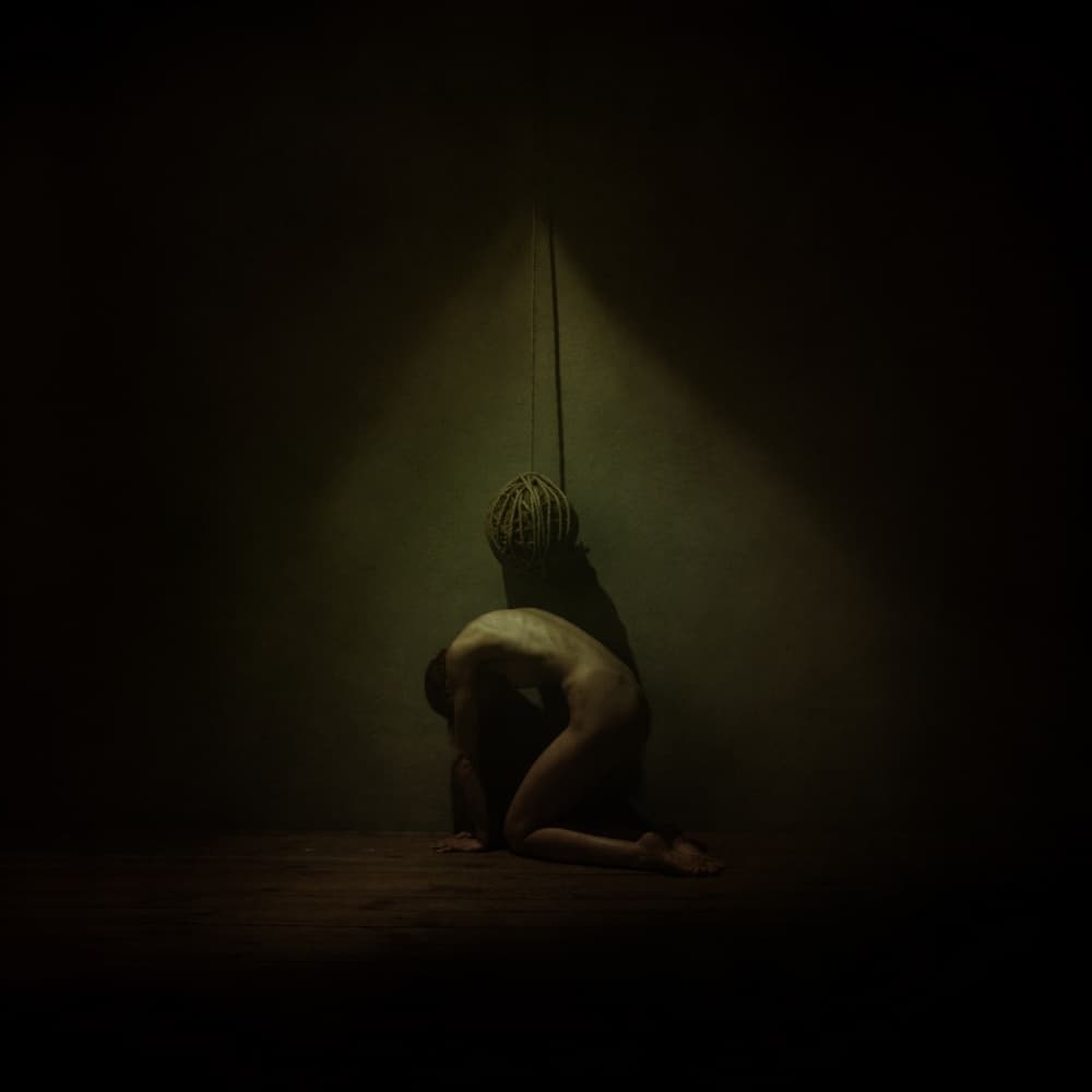 Introspective Nude Figure by Yaroslav Vasiliev-Apostol — canvas wall art