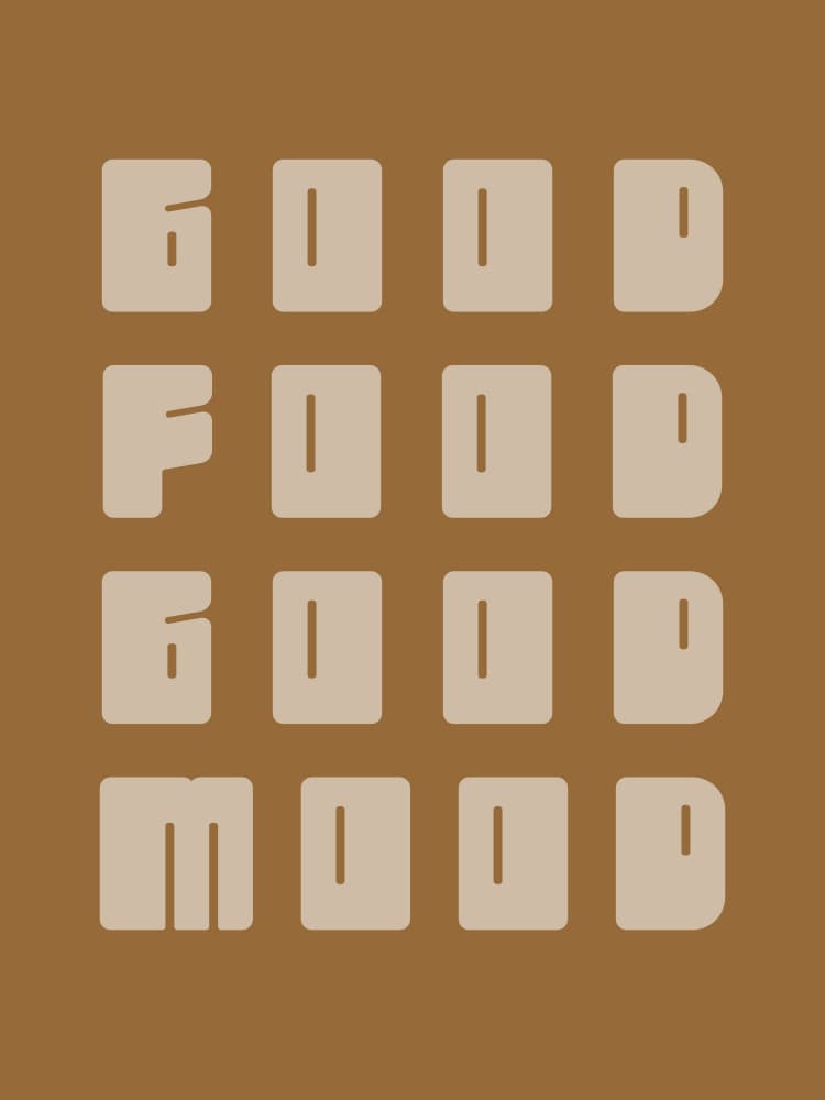 Good Food Good Mood by Andreas Magnusson — canvas wall art